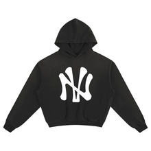 Load image into Gallery viewer, NV Sunfaded Boxy Hoodie (Black)