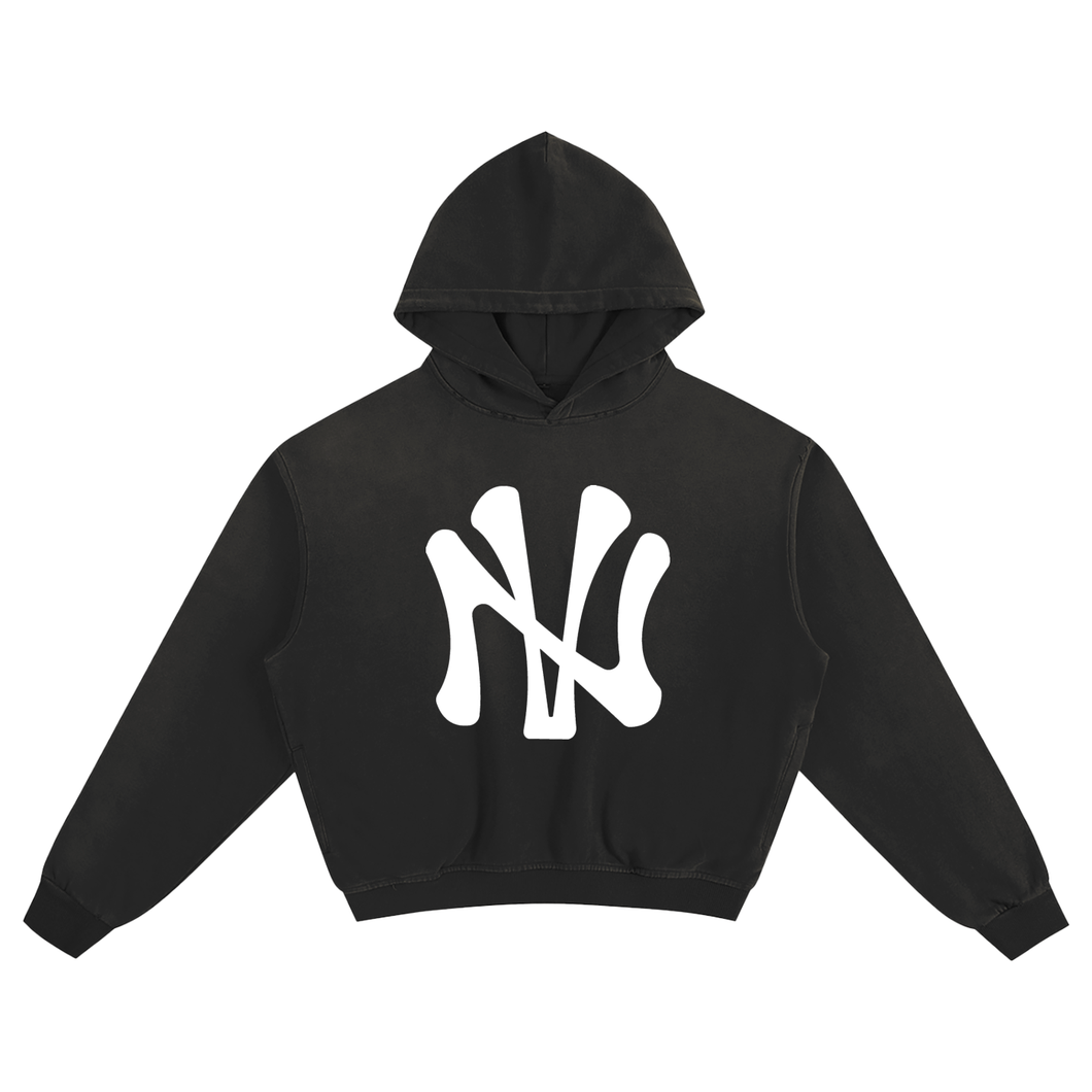NV Sunfaded Boxy Hoodie (Black)
