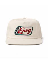 Load image into Gallery viewer, Envy Race Flag Snapback (Cream)
