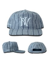 Load image into Gallery viewer, NV Plaid Wool Snapback (Gray/Blue/White)
