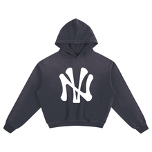 Load image into Gallery viewer, NV Sunfaded Boxy Hoodie (Navy)
