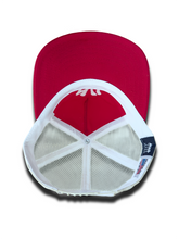 Load image into Gallery viewer, NV OG Mesh Snapback (Red/Cream/White)
